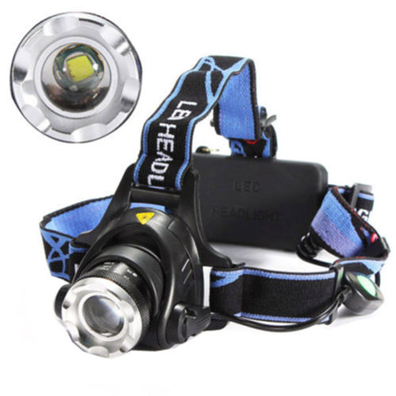 Camping and Survival/ Adjustable Telescopic Strong Light Zoom Headlight Outdoor Fishing Headlight