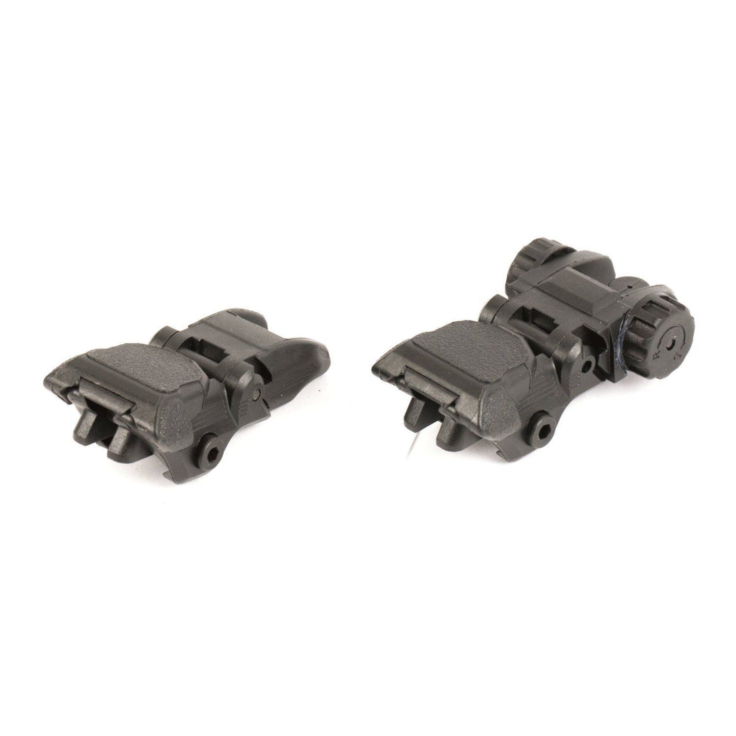 Armoury/ Front & Rear Sight Dual Aperture Set Flip Up Back Up Sight 223 Polymer