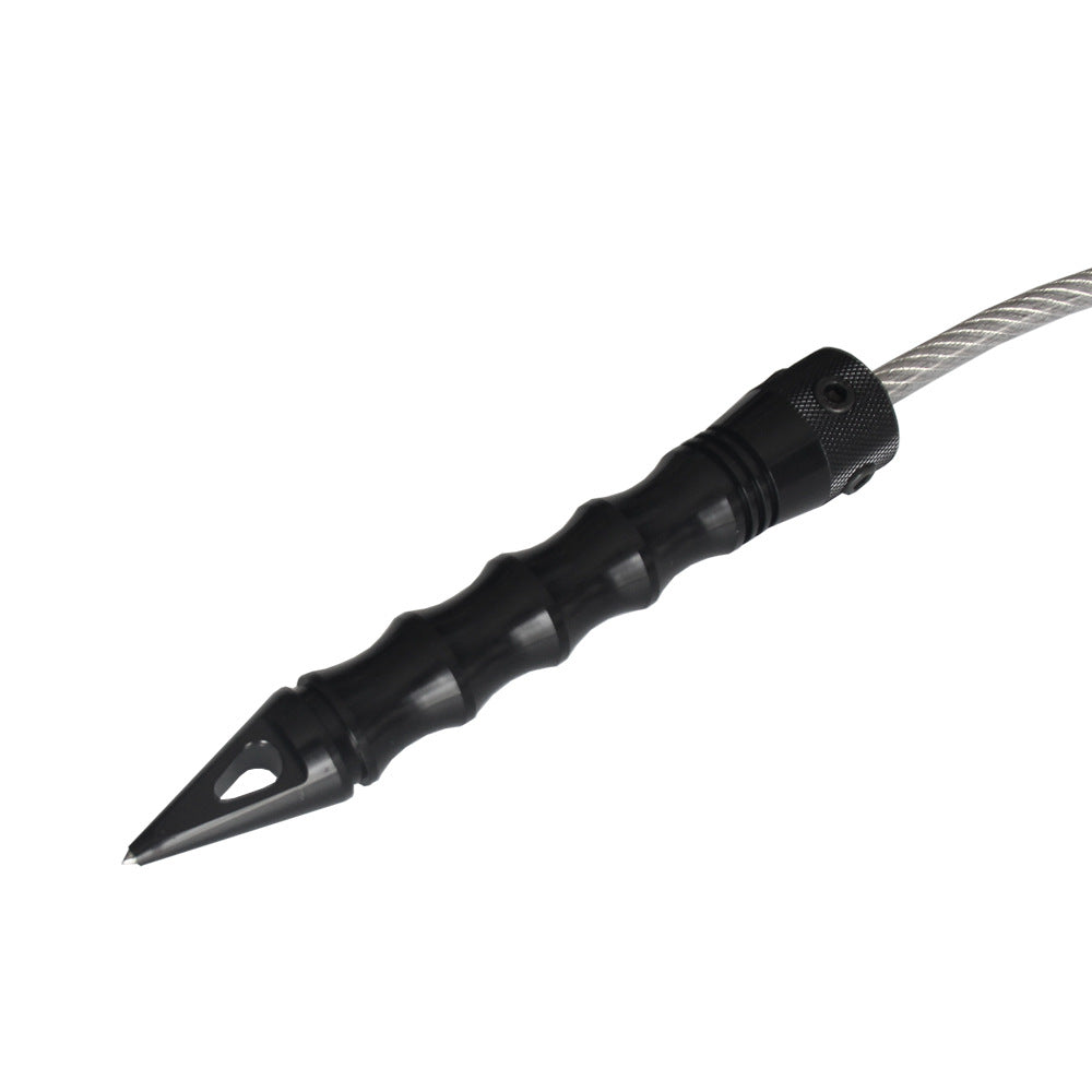 Camping and Survival/ Stinger Tactical Whip Emergency Tool Aluminum Anti Skid Glass Breaker Emergency Hammer Survival Kit