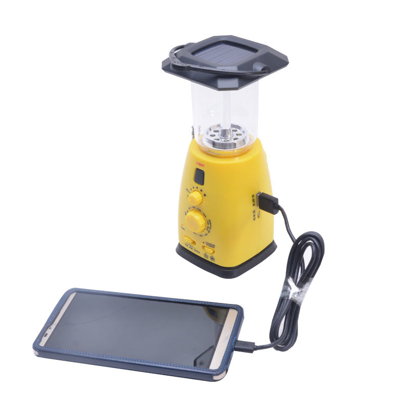 Camping and Survival/ Solar Hand-cranked Multifunctional Emergency Light