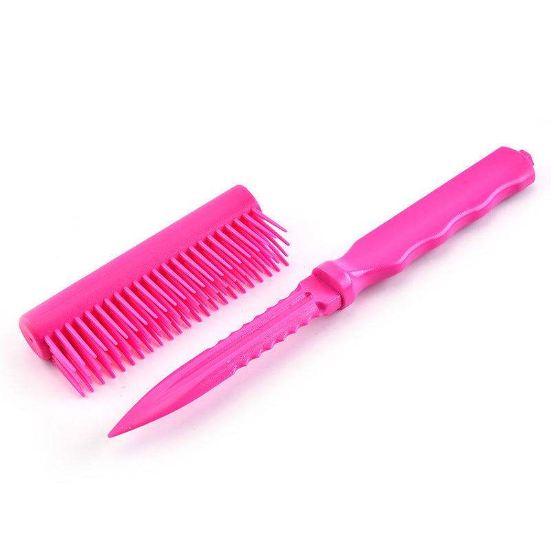 Camping and Survival/ Comb Portable Outdoor Self-defense Protective Knife