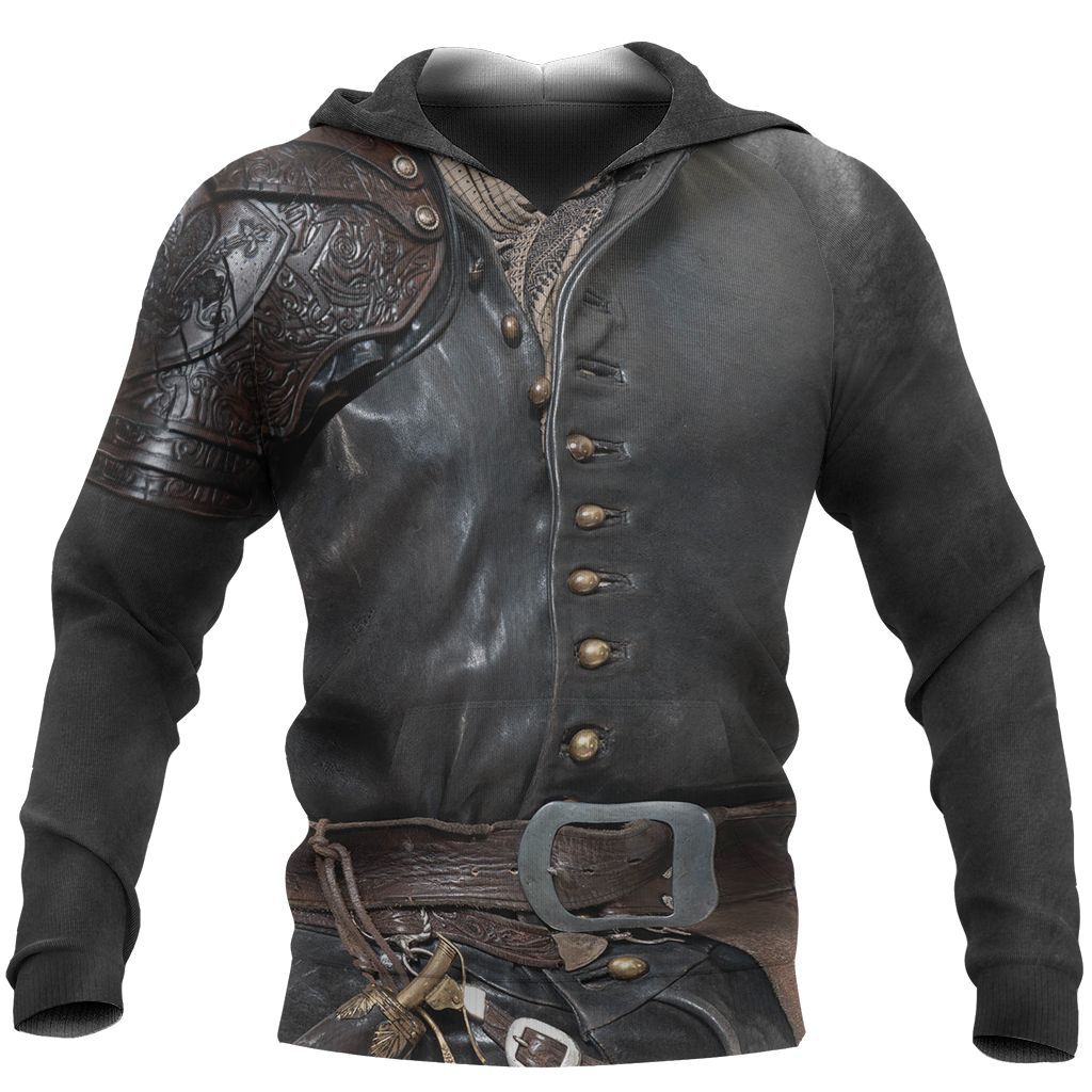 Clothing/ Gods Of War Men's Armor Printed hoody Long Sleeve Sweater