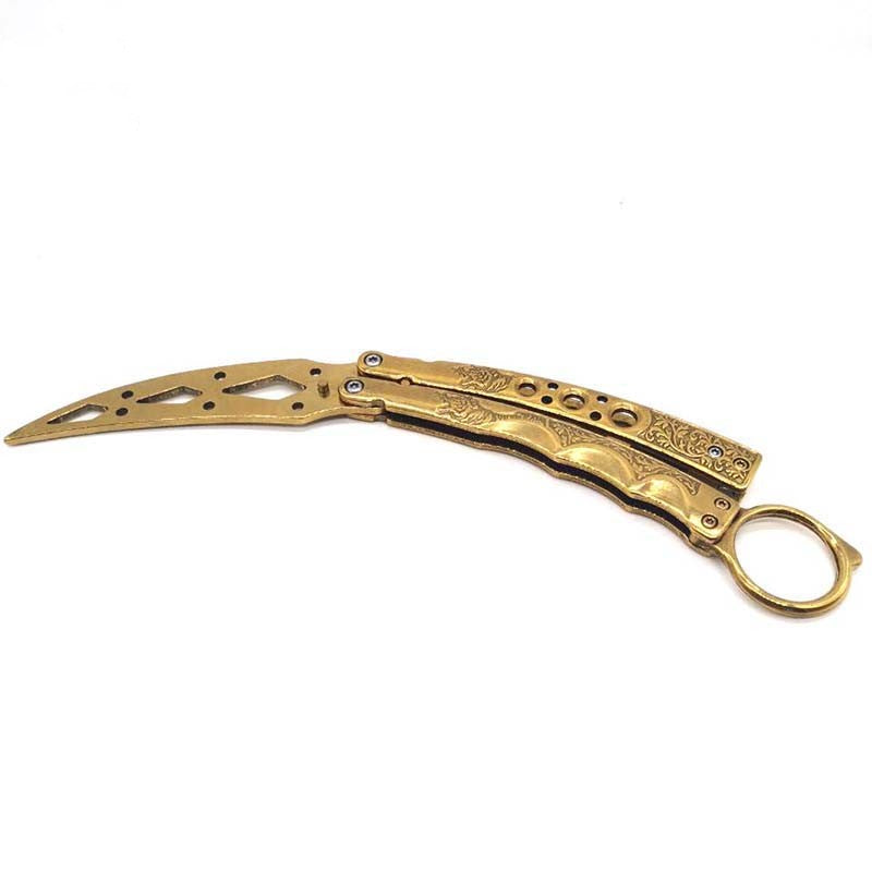 Novelty and nic-nacs/ Butterfly Blade Practice Shake Hand Knife Comb Folding Toy