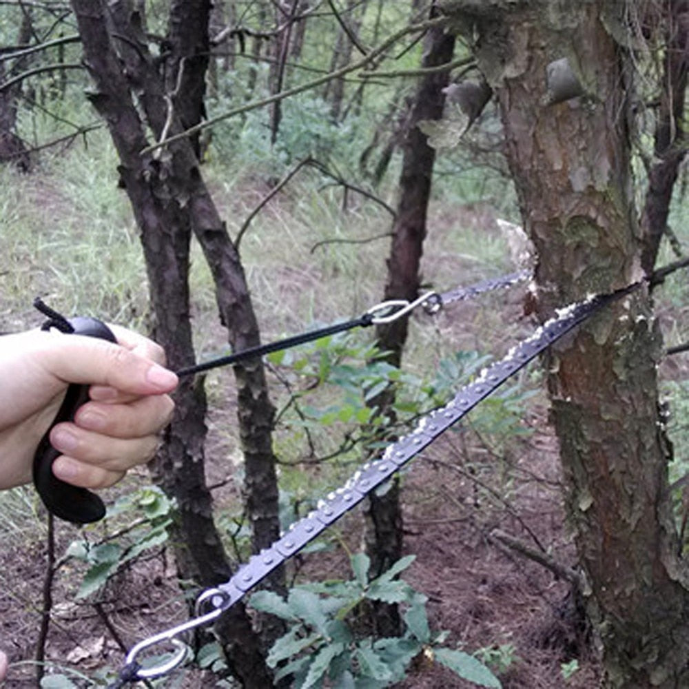 Camping and Survival/ Portable Chain Saw Super Wire Saw Pocket Saw Wilderness Survival Professional Outdoor Survival