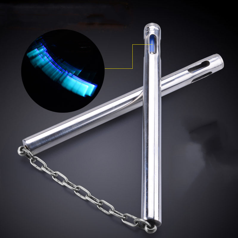 Armoury/ Stainless Steel Flashing nunchaku