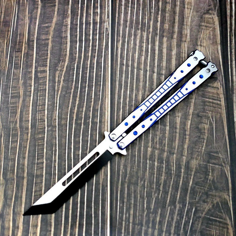 Novelty and nic-nacs/ Professional Butterfly Folding Knife Without Blade Swing Training