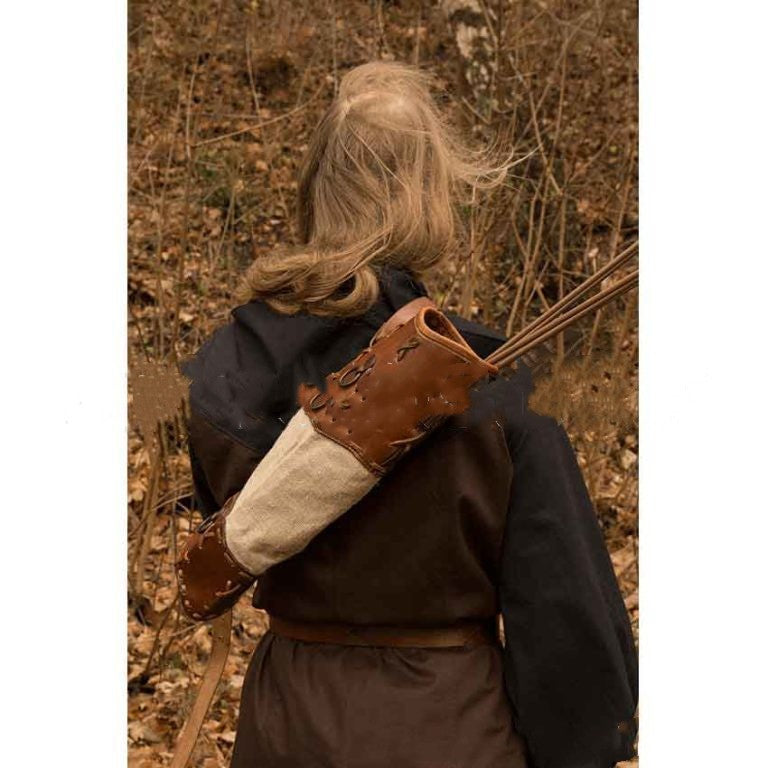 Armoury/ Warrior Hand Woven PU Skin Spliced Quiver