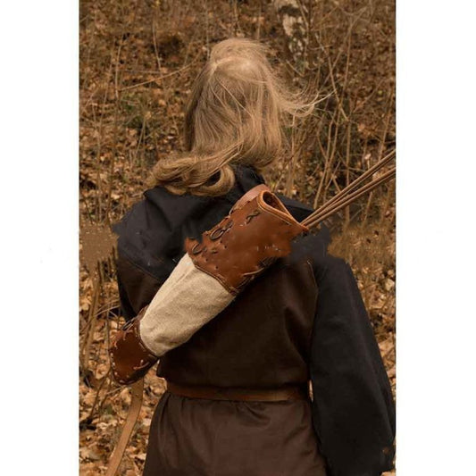 Armoury/ Warrior Hand Woven PU Skin Spliced Quiver