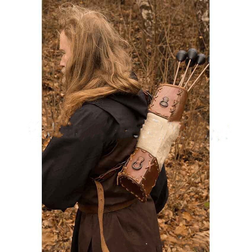 Armoury/ Warrior Hand Woven PU Skin Spliced Quiver