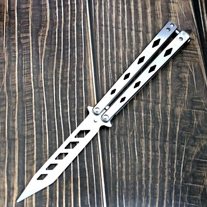 Novelty and nic-nacs/ Professional Butterfly Folding Knife Without Blade Swing Training
