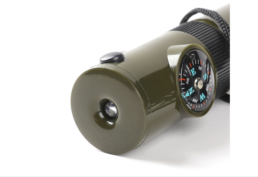 Camping and Survival/ Outdoor Professional Seven-in-one Multifunctional Survival Whistle