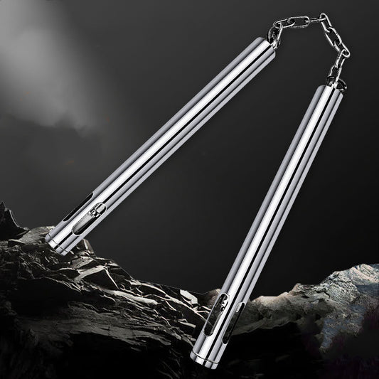 Armoury/ Stainless Steel Flashing nunchaku
