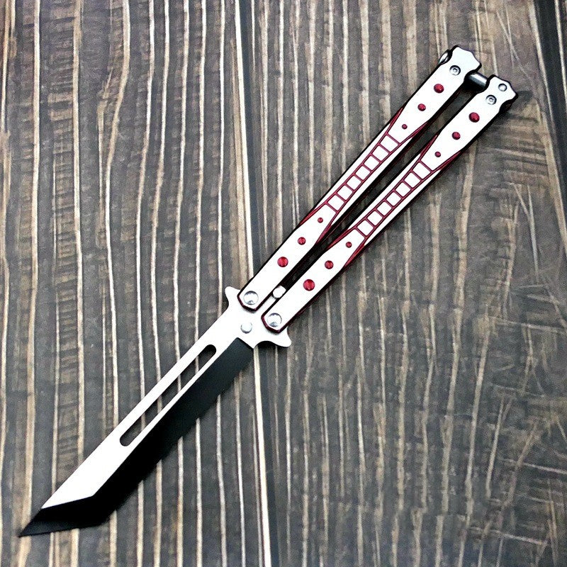 Novelty and nic-nacs/ Professional Butterfly Folding Knife Without Blade Swing Training