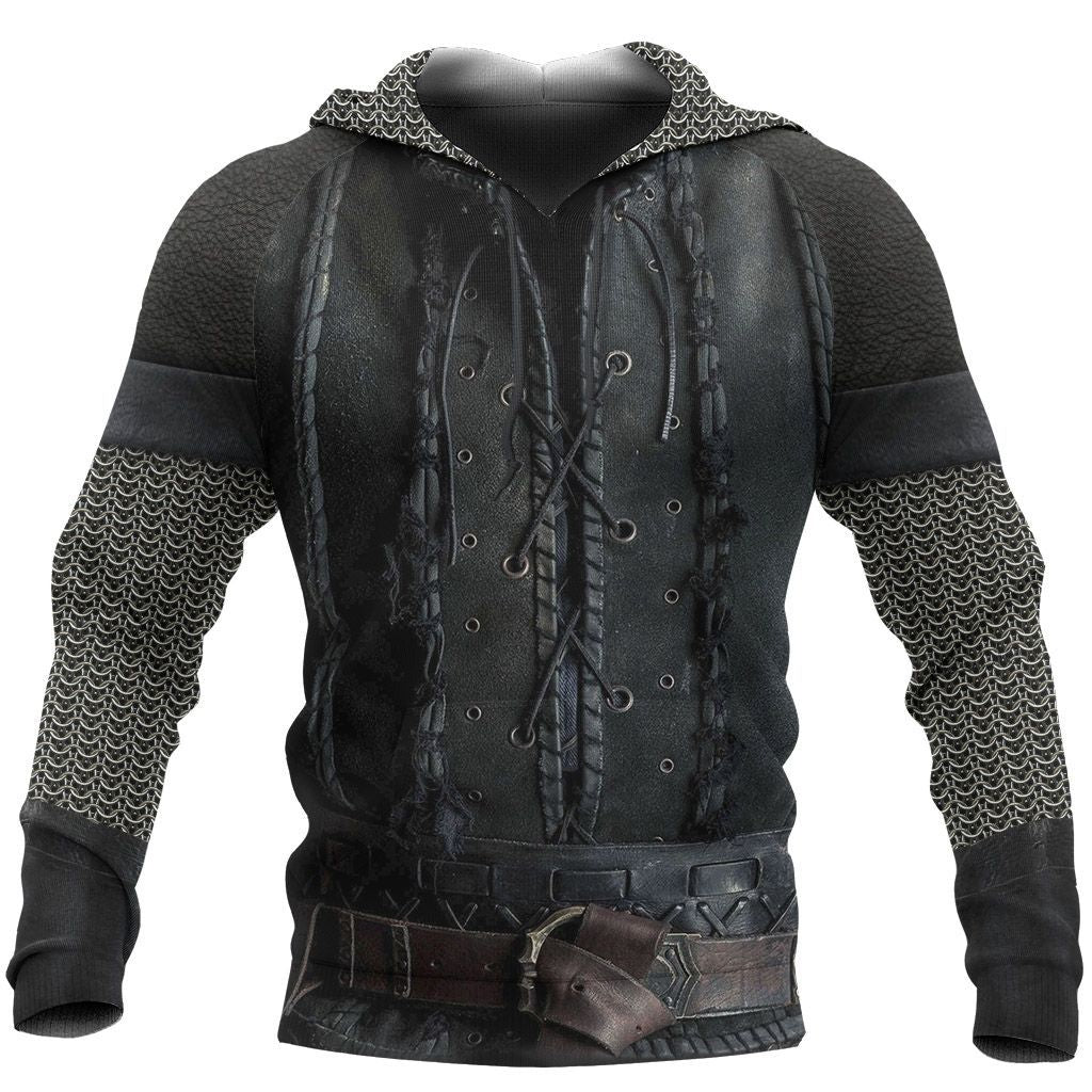 Clothing/ Gods Of War Men's Armor Printed hoody Long Sleeve Sweater