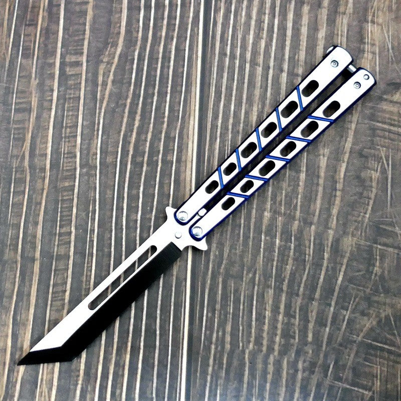 Novelty and nic-nacs/ Professional Butterfly Folding Knife Without Blade Swing Training