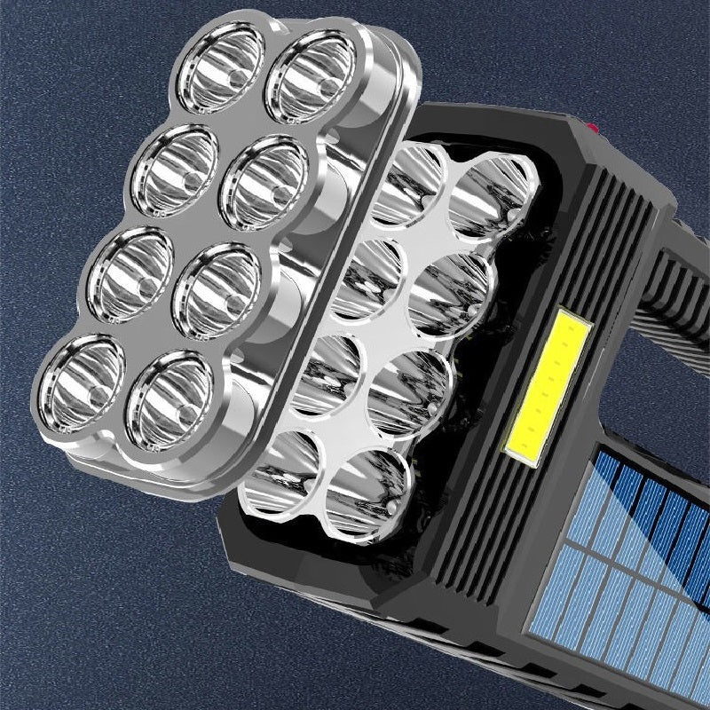Electronics/ Solar Rechargeable Usb Flashlight Led