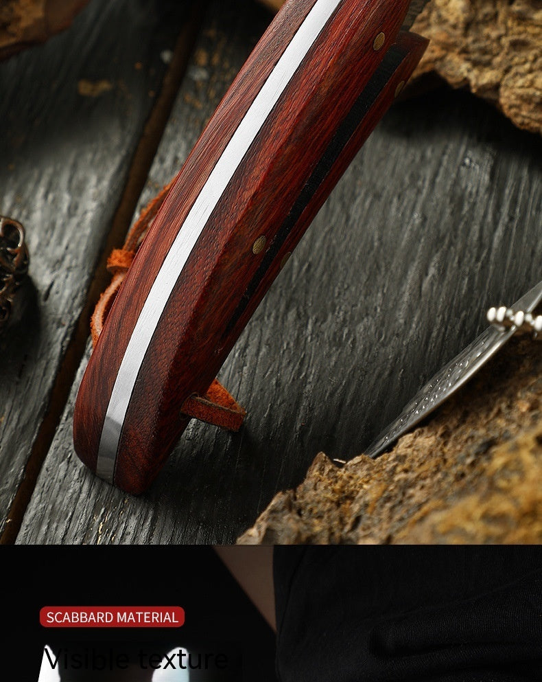 Survival/ Camping Knife feathered