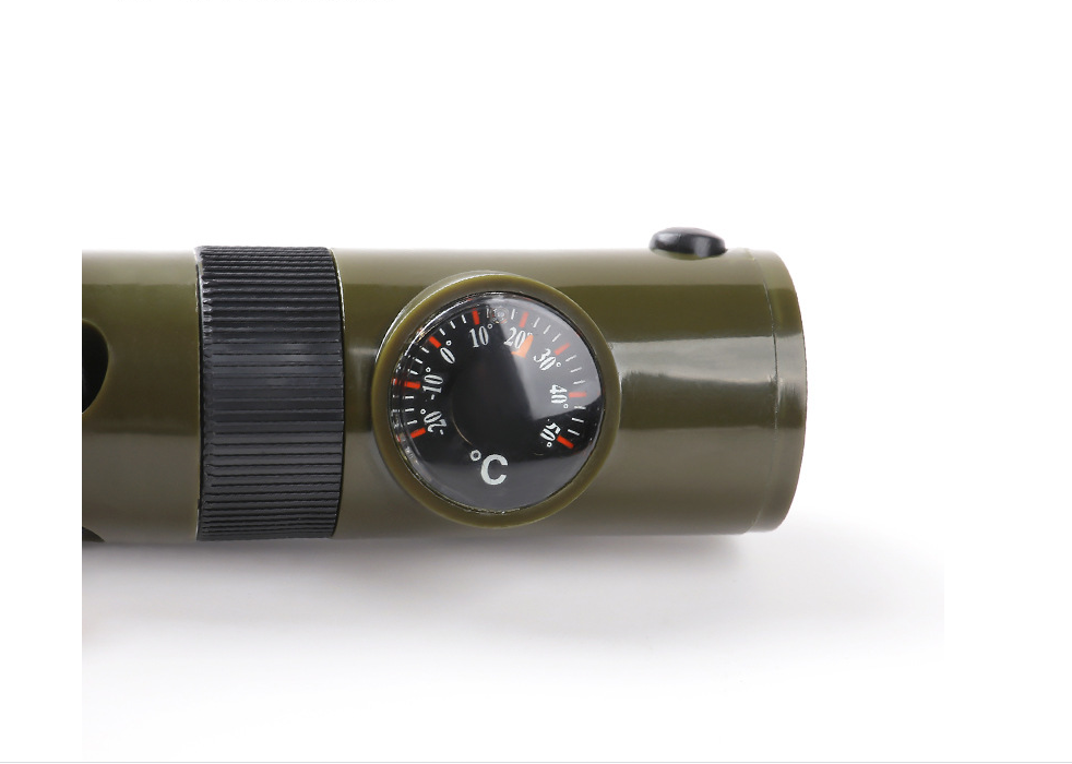 Camping and Survival/ Outdoor Professional Seven-in-one Multifunctional Survival Whistle