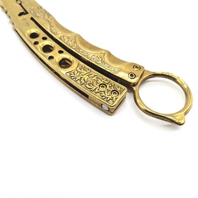 Novelty and nic-nacs/ Butterfly Blade Practice Shake Hand Knife Comb Folding Toy