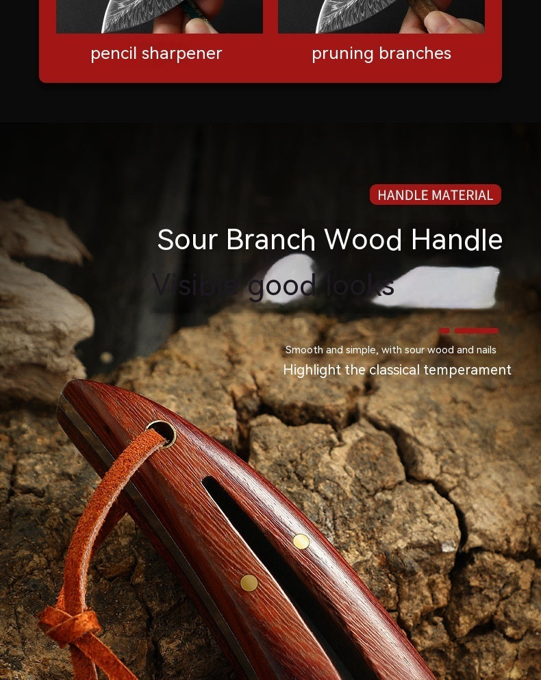 Survival/ Camping Knife feathered