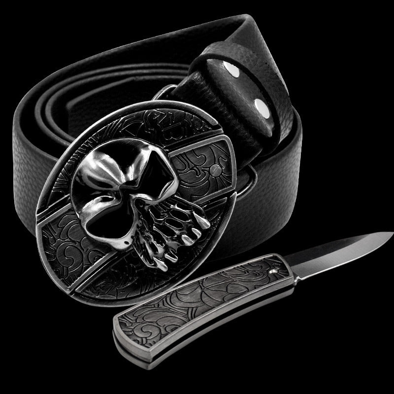 Novelty and nic-nacs/ Knife belt buckle