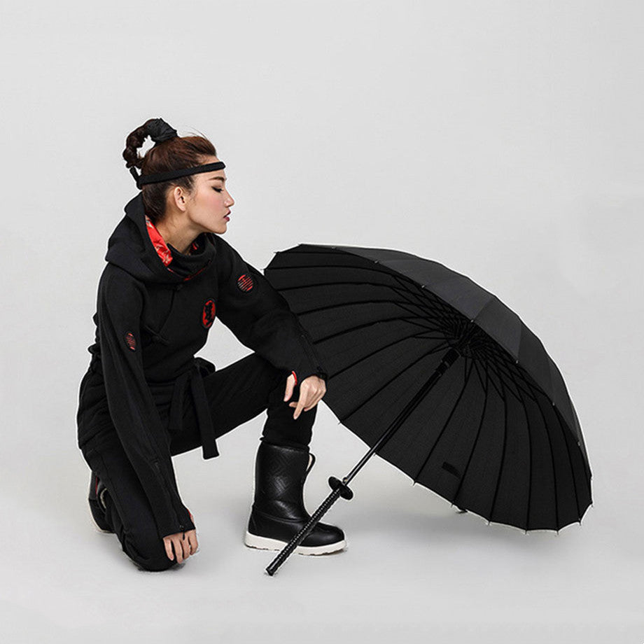 Armoury/ Long Handle Samurai Sword Handle Umbrella