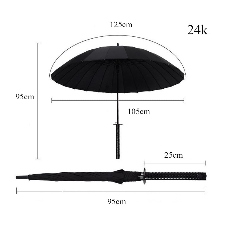 Armoury/ Long Handle Samurai Sword Handle Umbrella