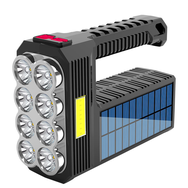 Electronics/ Solar Rechargeable Usb Flashlight Led