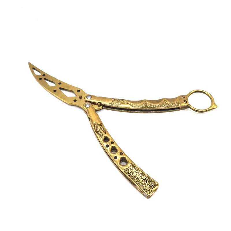 Novelty and nic-nacs/ Butterfly Blade Practice Shake Hand Knife Comb Folding Toy
