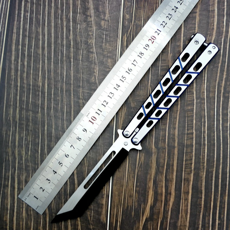 Novelty and nic-nacs/ Professional Butterfly Folding Knife Without Blade Swing Training
